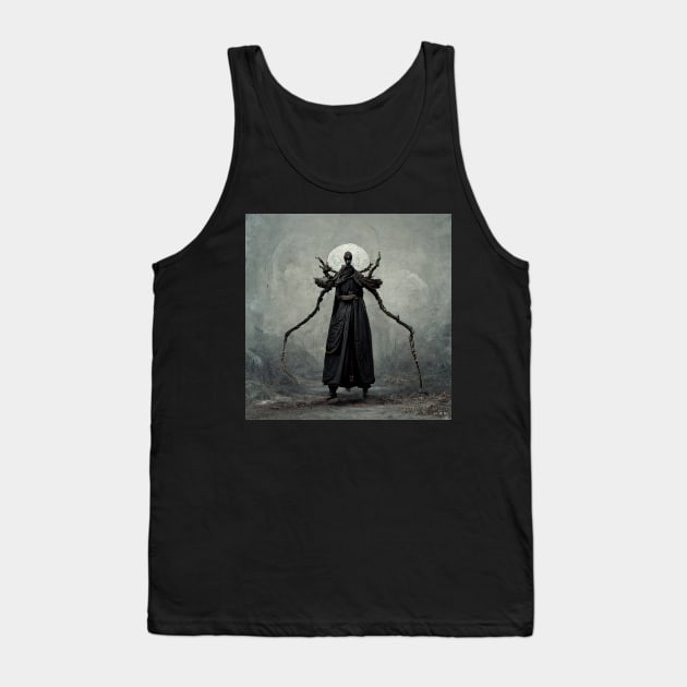 Necromanter Tank Top by DarkAgeArt